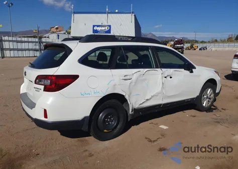 2017 Subaru Outback 2.5I z USA, uszkodzony, nr VIN 4S4BSAAC2H3366677